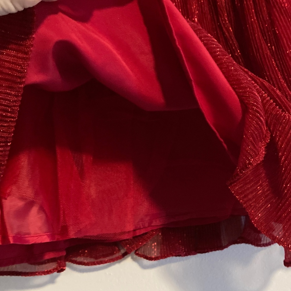 Kensie Girl Red Sparkle Formal Dress - Picture 6 of 8